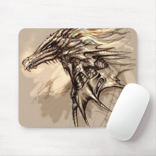 Drache-Skizze Mousepad (Mit Mouse)