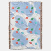 Drache Sommer Kritzelmuster Decke (Vorderseite Vertikal)