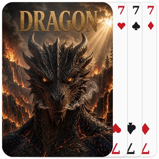 Drache Spielkarten
