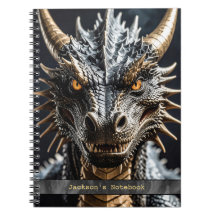 Drache Spiral Foto Notizbuch