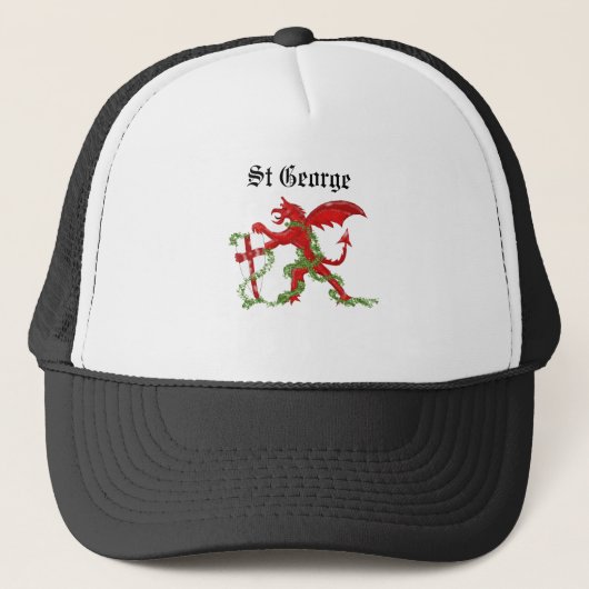 Drache, St. George Truckerkappe (Vorderseite)