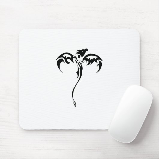 Drache-Stammes- Tätowierung Mousepad (Mit Mouse)
