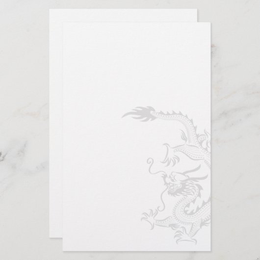 Drache stationär briefpapier (Vorne/Hinten)