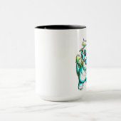 Drache Stein - Knopf Tasse (Zentrum)