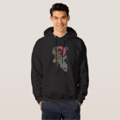 Drache-Stern-Kapuzenpulli Hoodie (Vorne ganz)