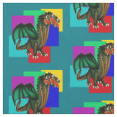 Drache Stoff (Nahaufnahme)
