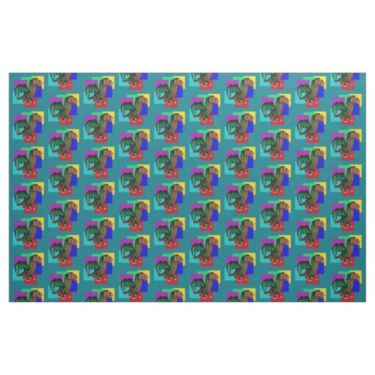 Drache Stoff (Fat Quarter (45,7 x 55,9 cm))