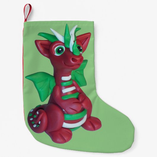 Drache-Strumpf Kleiner Weihnachtsstrumpf (Vorderseite)