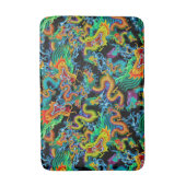 Drache-Sturm - bunte chinesische Drachen Badematte (Vorderseite Vertikal)