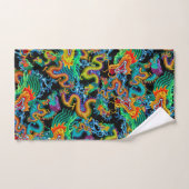 Drache-Sturm - bunte chinesische Drachen Badhandtuch Set (Handtuch)