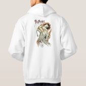 Drache-Sweatshirt Hoodie (Rückseite)