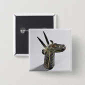 Drache, Symbol des Gottes Marduk, spätes Assyrian Button (Vorne & Hinten)