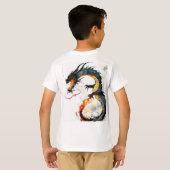 Drache T-Shirt (Schwarz voll)