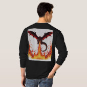 Drache T-Shirt (Schwarz voll)
