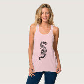 Drache Tank Top (Vorderseite Vollansicht)