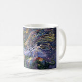 "Drache-Tänzer-" Keramik-Tasse Kaffeetasse (VorderseiteRechts)