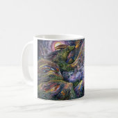 "Drache-Tänzer-" Keramik-Tasse Kaffeetasse (Vorderseite Links)