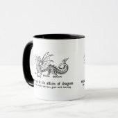Drache Tasse (Vorderseite Links)