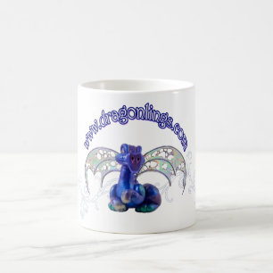 Drache-Tasse mit mit Filigran geschmücktem Kaffeetasse