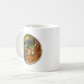 DRACHE-TIGER KAFFEETASSE (Vorderseite Links)