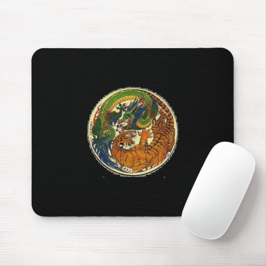 DRACHE-TIGER MOUSEPAD (Mit Mouse)