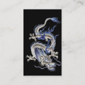 Drache-Tiger-Profil-Visitenkarte Visitenkarte (Rückseite)