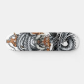 Drache-Tiger-Skateboard Skateboard (Horizontal)