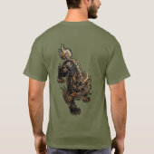 Drache Tiger T-Shirt (Rückseite)