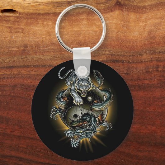 Drache/Tiger/Yang Schlüsselanhänger (Vorderseite)