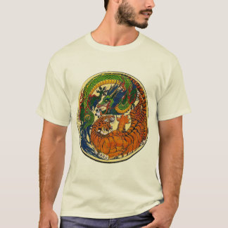 Drache/Tiger Yin Yang T-Shirt