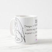 Drache-Totem-Tasse Kaffeetasse (Vorderseite Links)