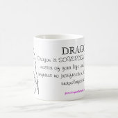 Drache-Totem-Tasse Kaffeetasse (Mittel)
