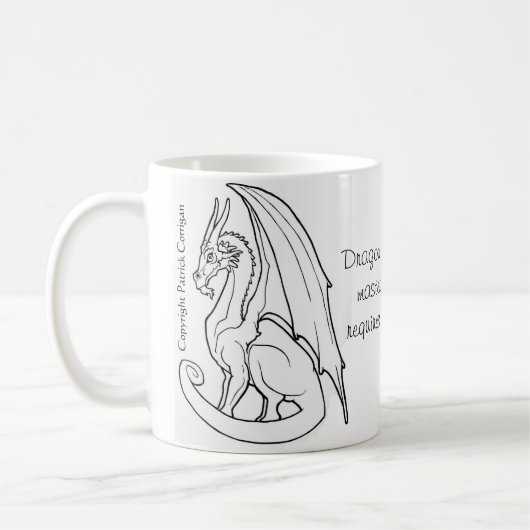 Drache-Totem-Tasse Kaffeetasse (Links)
