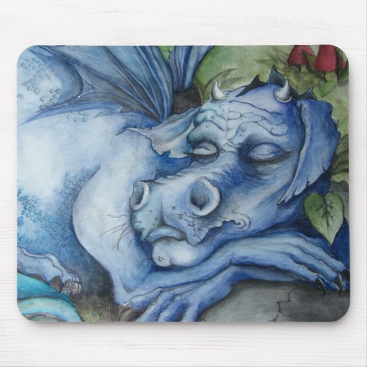 Drache träumt Mousepad (Vorne)