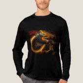 Drache Tri-Blend Shirt (Vorderseite)