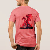 DRACHE Tri-Blend SHIRT (Rückseite)