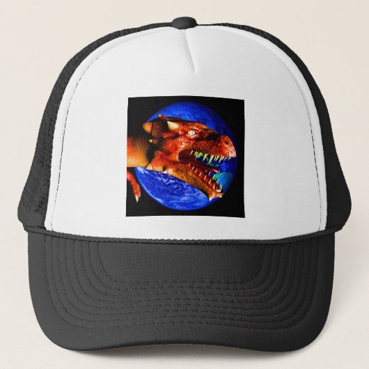 Drache Truckerkappe (Vorderseite)