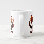 Drache-Tunnel-bohrwagenTasse Jumbo-Tasse (Rückseite)