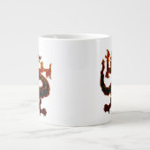 Drache-Tunnel-bohrwagenTasse Jumbo-Tasse (Vorderseite)