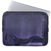 Drache-Turm-Laptop-Hülse Laptopschutzhülle (Vorderseite)