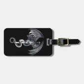 Drache-u. Klinge-Gepäckanhänger Gepäckanhänger (Vorderseite horizontal)