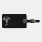 Drache-u. Klinge-Gepäckanhänger Gepäckanhänger (Rückseite horizontal)