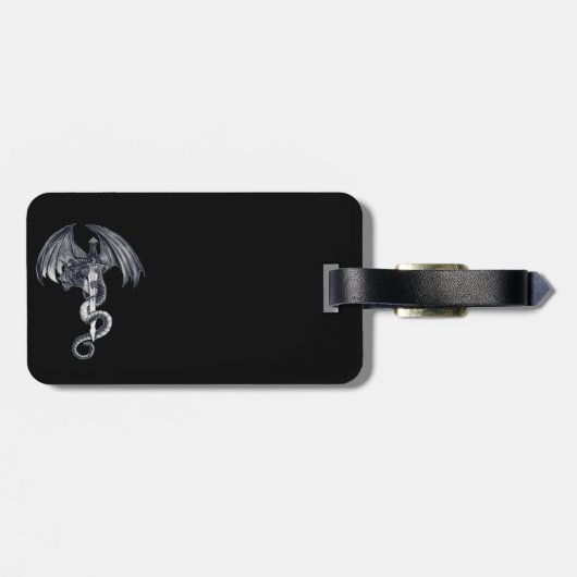 Drache-u. Klinge-Gepäckanhänger Gepäckanhänger (Rückseite horizontal)