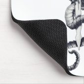 Drache u. Klinge Mousepad (Ecke)