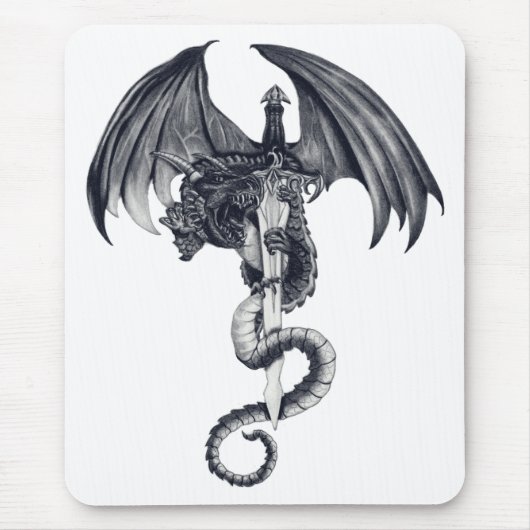 Drache u. Klinge Mousepad (Vorne)