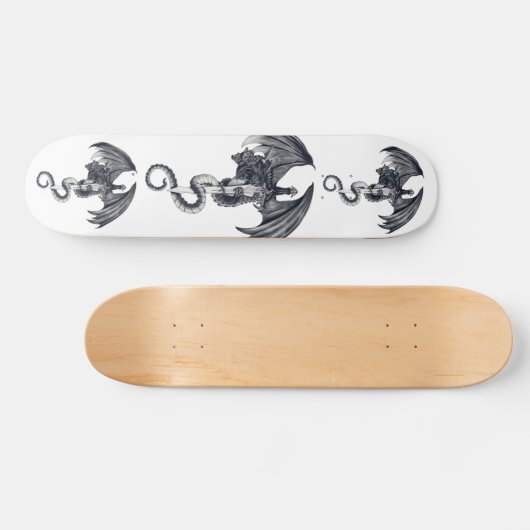 Drache-u. Klinge-Skateboard Skateboard (Horizontal)