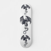 Drache-u. Klinge-Skateboard Skateboard (Vorne)