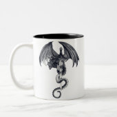 Drache-u. Klinge-Tasse Zweifarbige Tasse (Links)