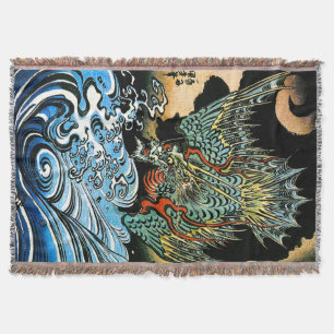 Drache-u. Wasser-Geist Kuniyoshi Japaner-schöne Decke