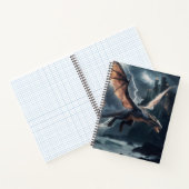 Drache über dem Schloss. Notizblock (Innenseite)